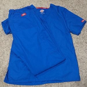 Dickies Scrubs unisex Royal Blue